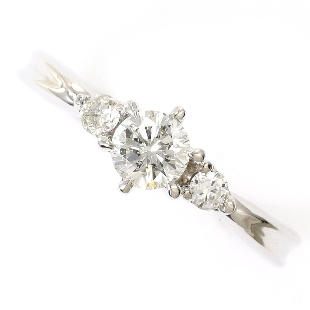VINTAGE 18k Silver Diamond Ring